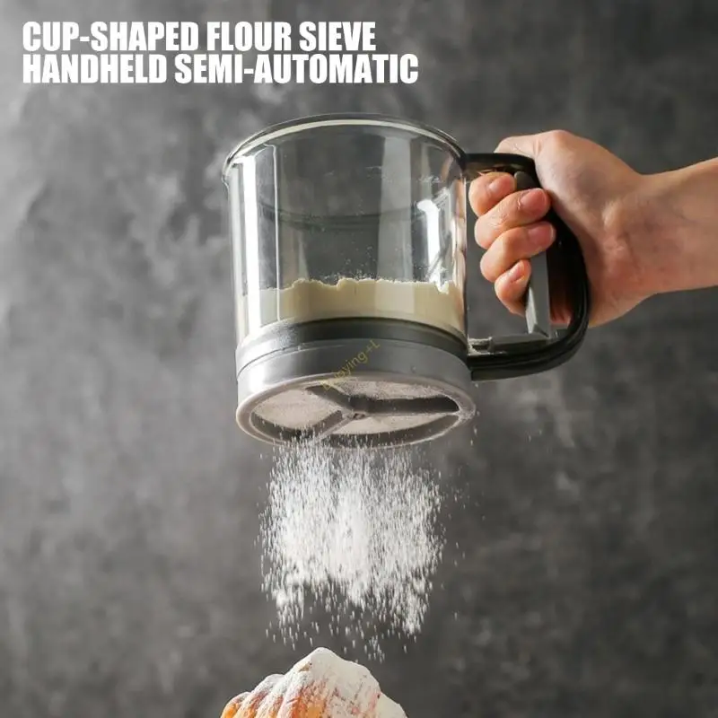 Materials Flour Sifter Nontoxic and Odors Proof Ensuring Safety Sieving Tool for Health Concerned Families