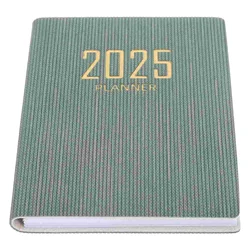 2025 Schedule Daily Planner Organizer Students Agenda Notepad Book Convenient Notebook