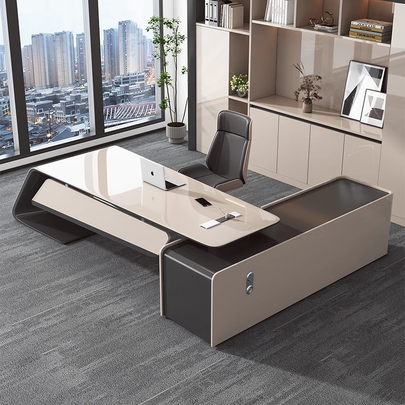 

Высококачественный креативный стол Boss, письменный стол, минималистичный роскошный компьютерный стол, интерьер mesa de computador 2016, мебель