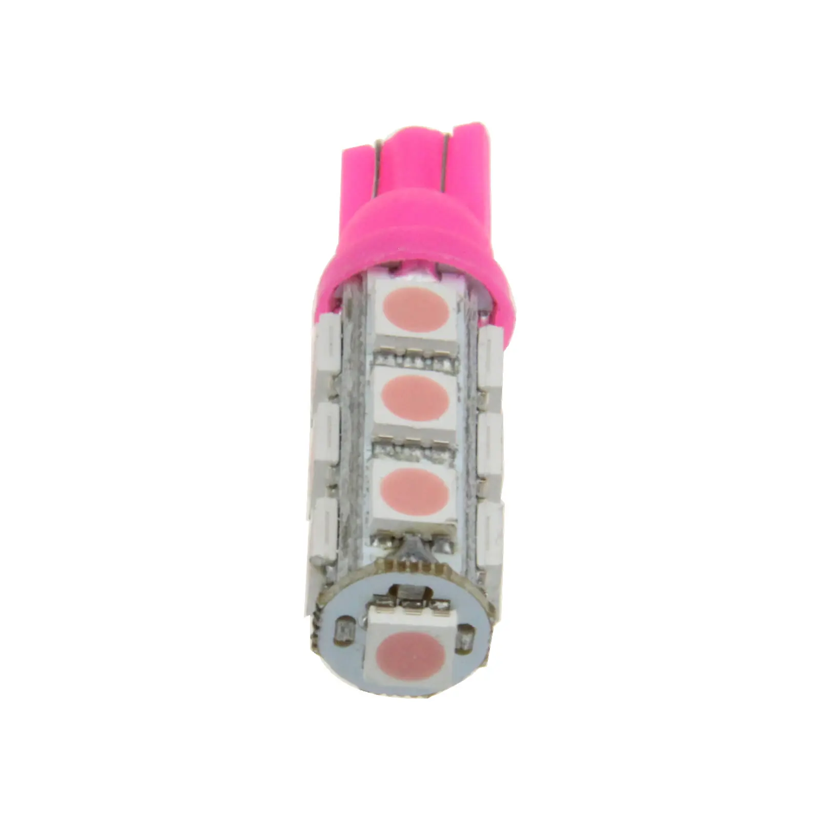 10x Pink RV T10 W5W Malibu Landscape Light Wedge Lamp 13 Emitters 5050 SMD LED 657 1250 1251 A012-P