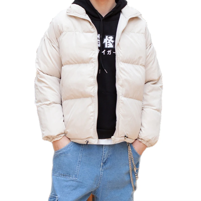 LAPPSTER-Casaco Bubble Colorido Harajuku para Homens, Jaqueta de Inverno, Streetwear, Parka Hip Hop, Roupas Pretas Coreanas, Casacos Puffer, 2023