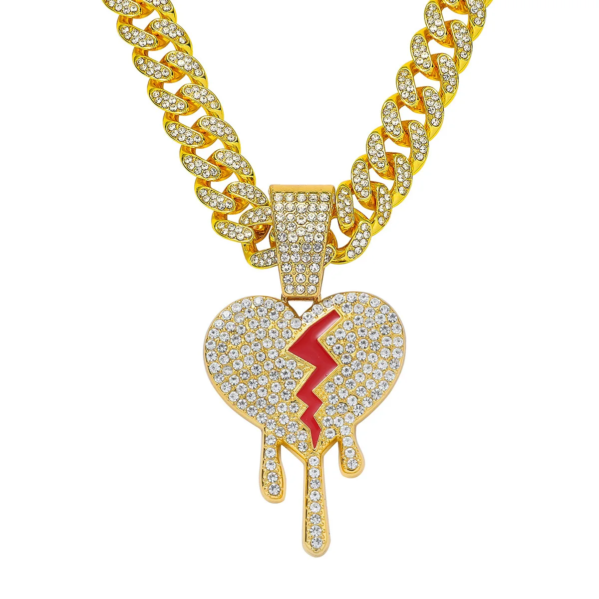 The hip hop trend is full of heartbreak pendants