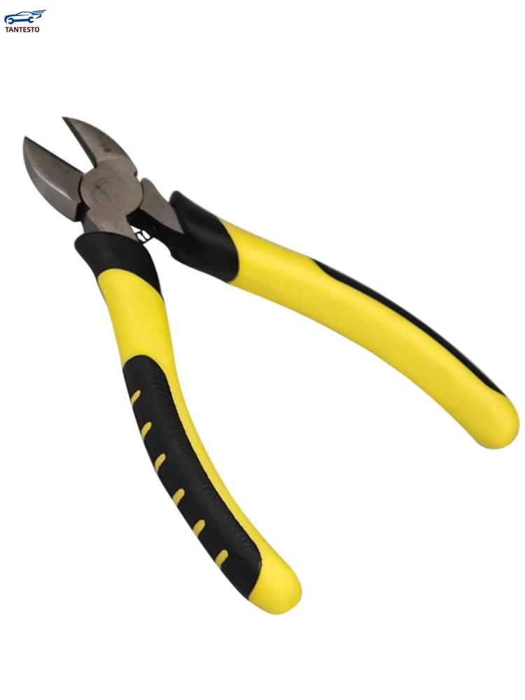 Tang Oblique 6 Inci, Tang Mulut Miring, Peralatan Perbaikan Mobil, Hemat Tenaga, Nosel Mulut Terbuka Sebagian, Tang Mulut Terbuka Sebagian