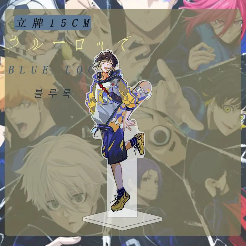 B-E-CK Bachira Meguru Chigiri Hyoma Nagi Seishiro Anime Acryl Stand Figuur Staande Model Ornamenten Meisje Verjaardagscadeau