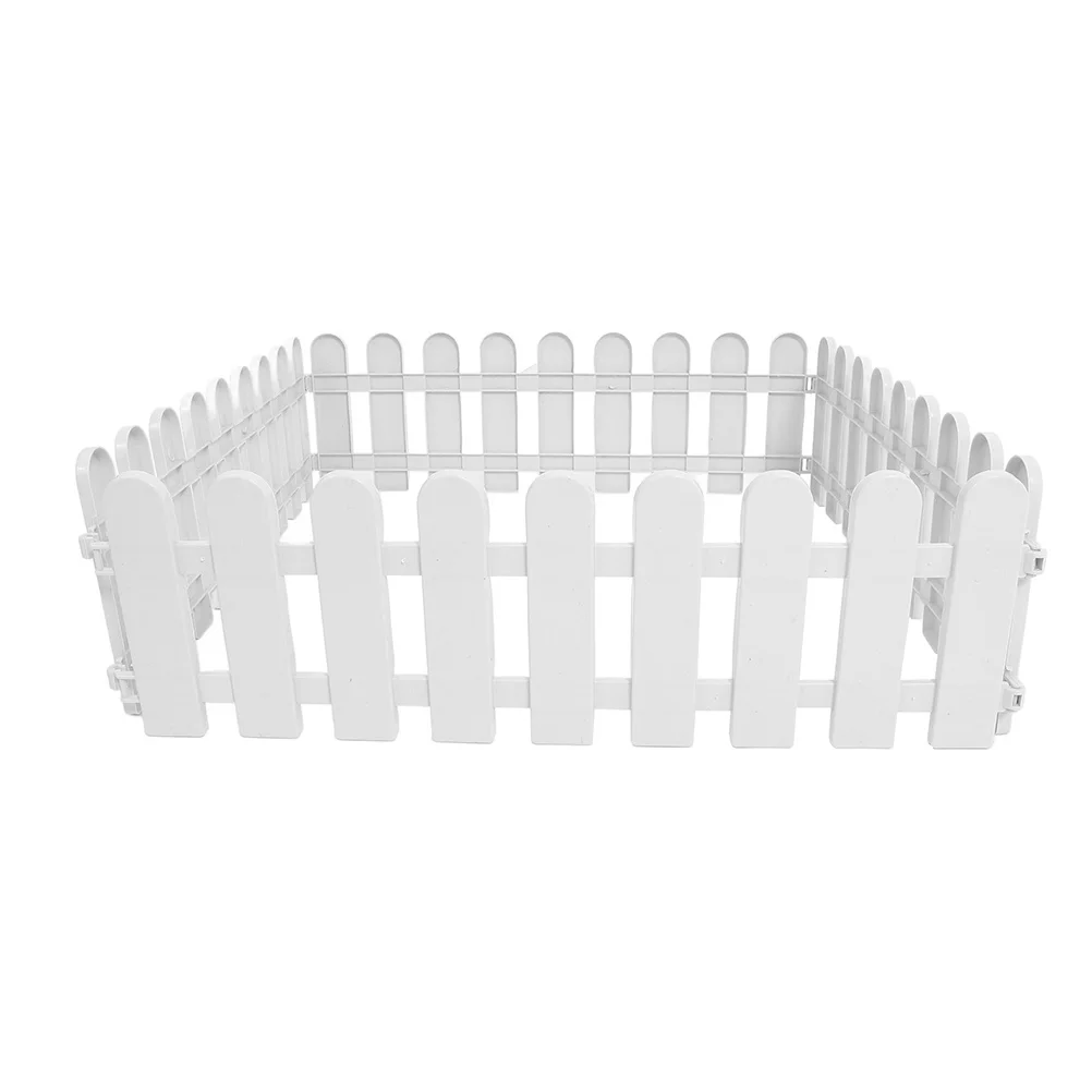 

4Pcs Outdoor Tortoise Fence Secure Enclosure Easy Assembly Portable Weatherproof Animal Barrier for Small Pets Rabbit Reptile