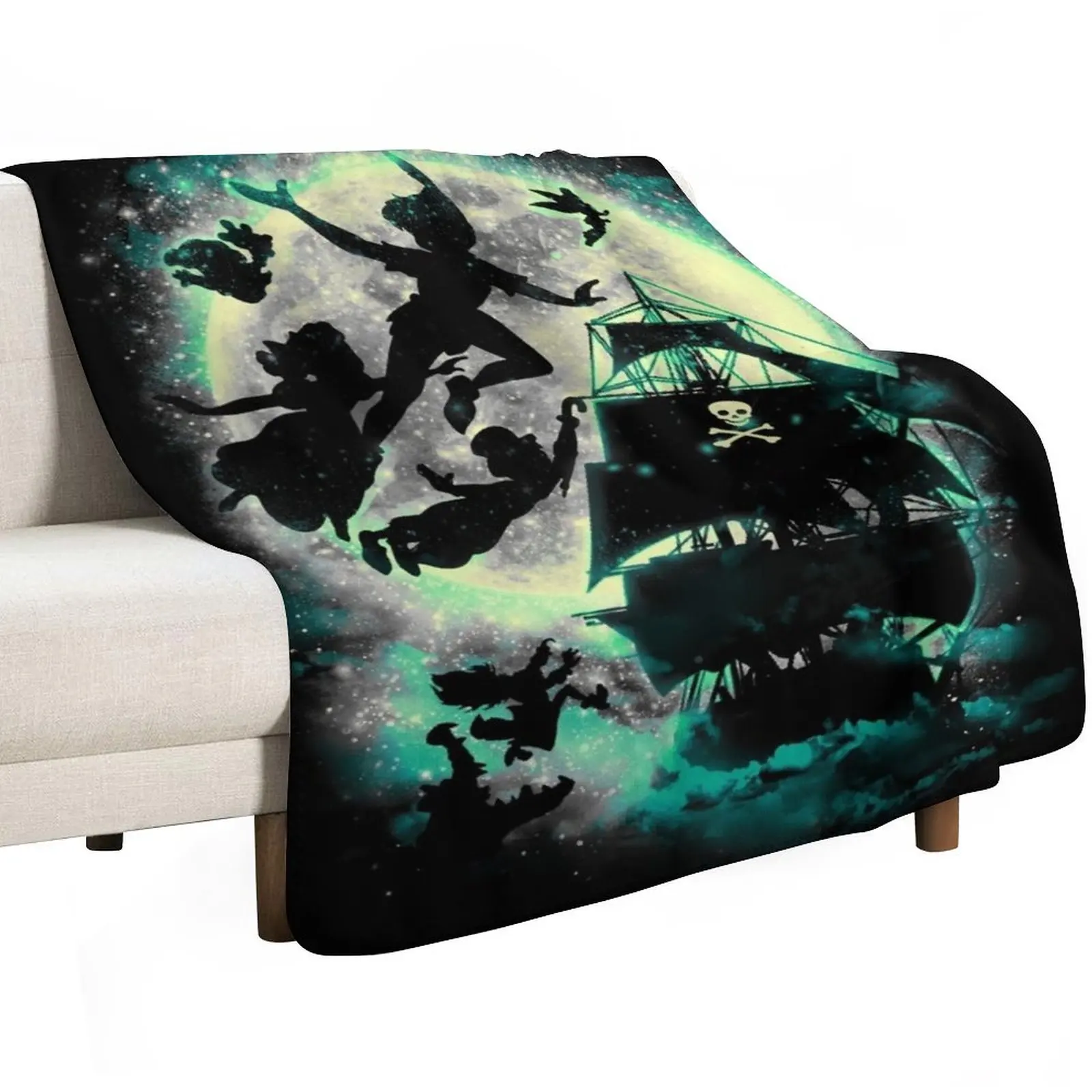 Take me to Neverland Throw Blanket anime bed plaid Blankets For Baby for babies Summer Beddings Stuffeds Blankets
