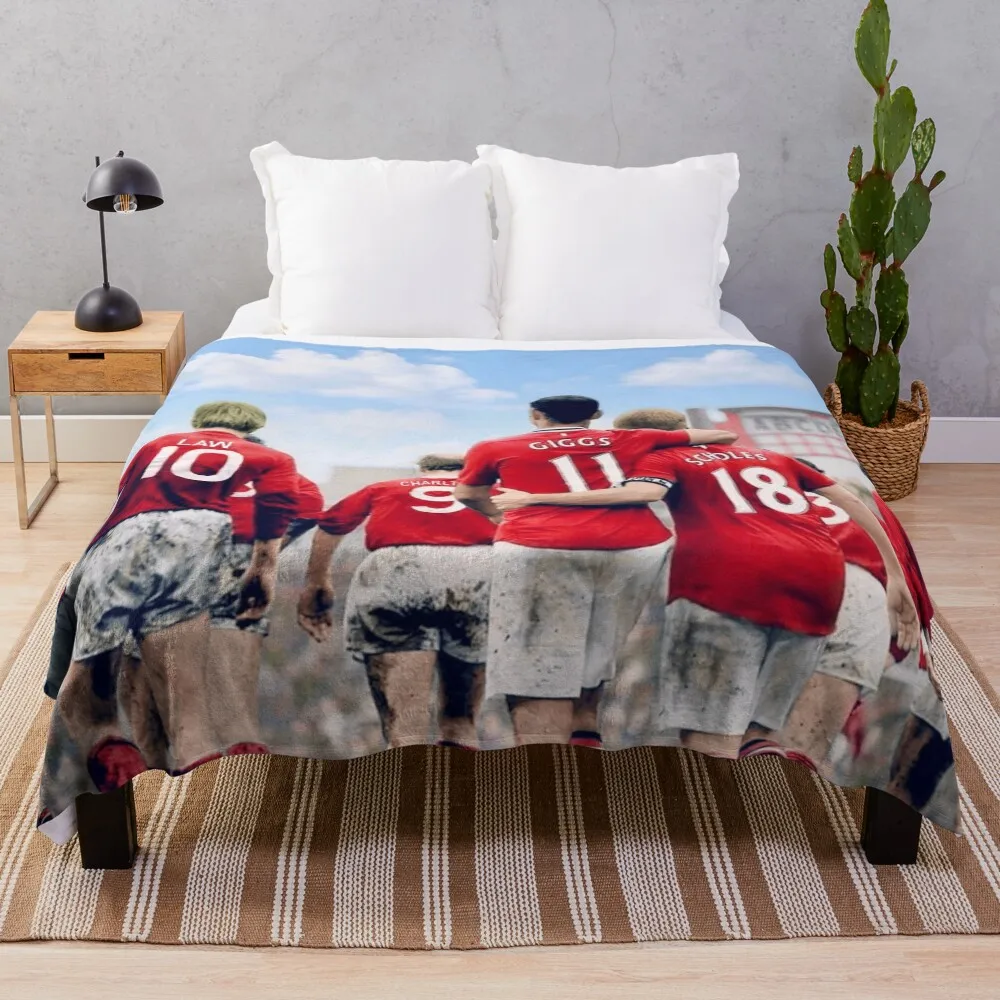 

United legends in colour Throw Blanket Faux Fur Soft Warm Blanket for Bed