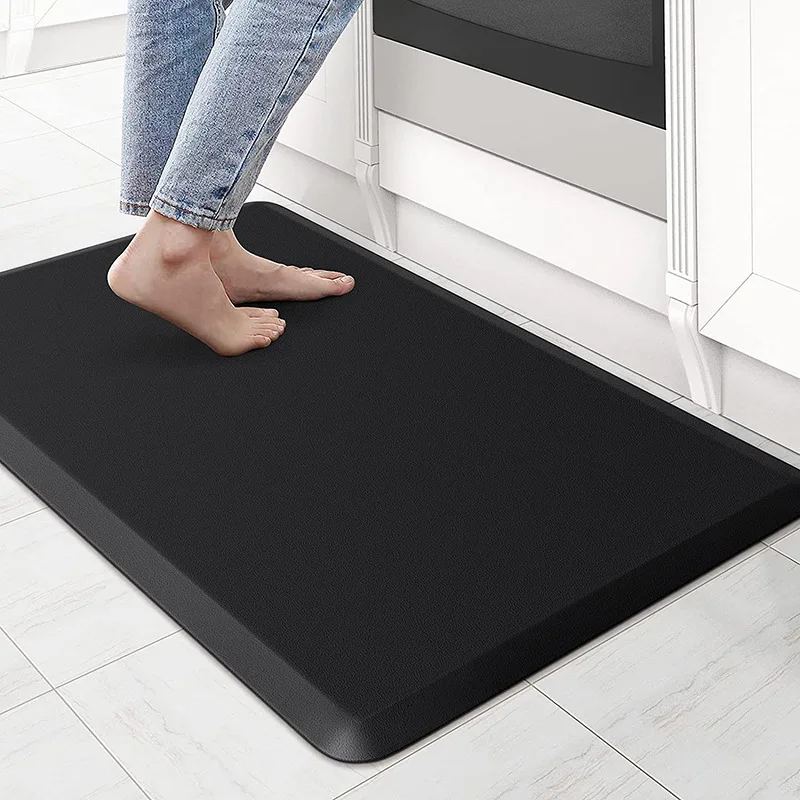 

Modern anti-fatigue kitchen floor mat Comfortable PVC and polyurethane leather soft non-slip bedroom and living room