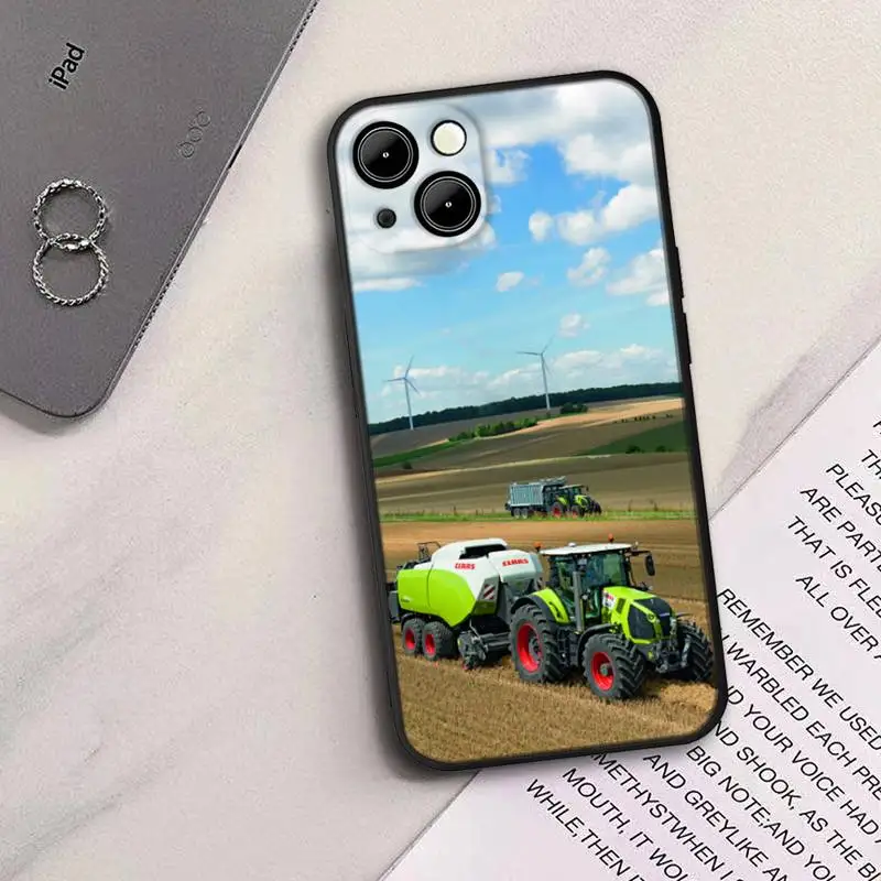 For iphone 15 Claas Tractor Phone Case For iphone 14 13 12 11 Pro Max X XR XS 7 8 14 15 plus 2020 se phone Full Coverage covers