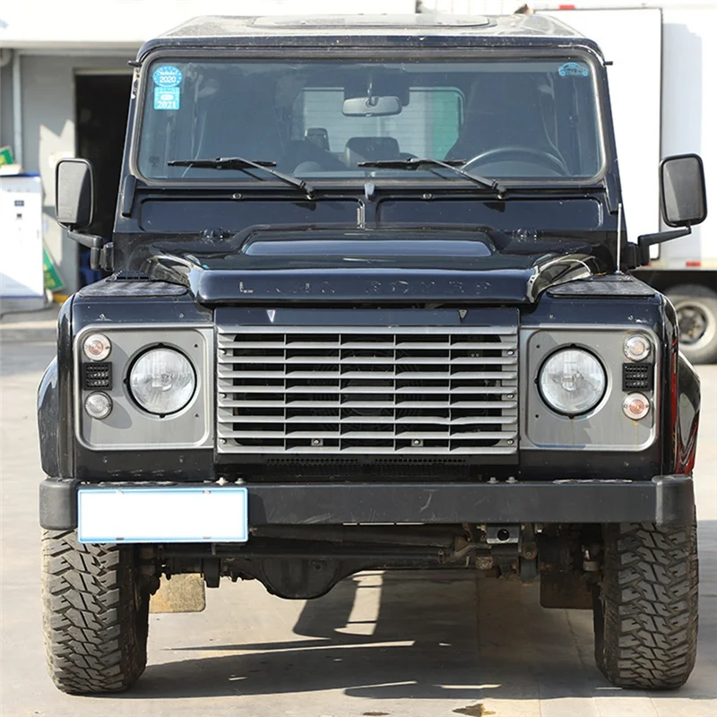 

Для Land Rover Defender 90 110 130 2004-2019 аксессуары для боковых фар автомобиля - черный, 2 шт.