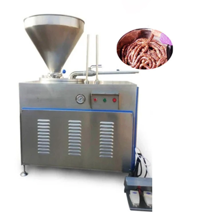 Automatic Piston Hydraulic Sausage Stuffer Filler Filling Machine Sausage Making Machine