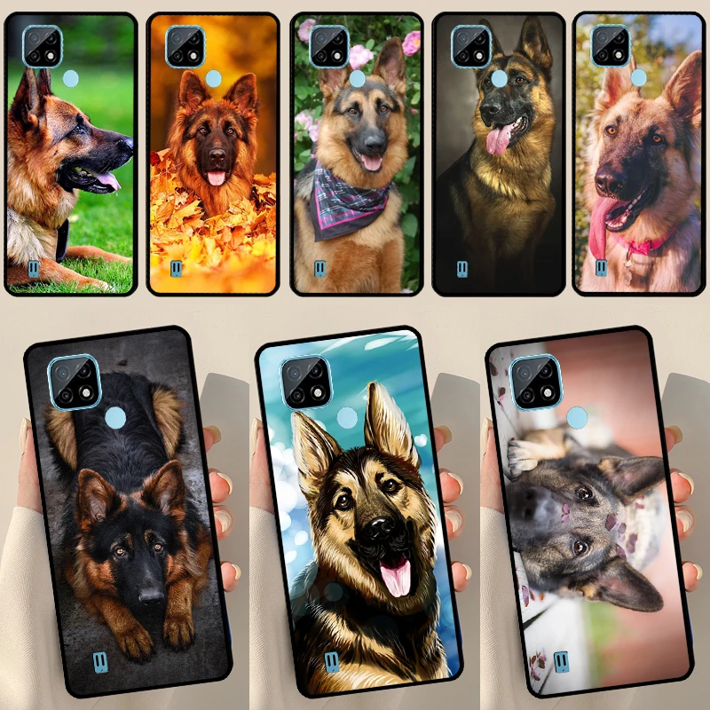 German Shepherd Dog Case For OnePlus Nord 2 9 10 Pro 9R 10R 8T Cover For Realme GT Master Neo 2 3 8i 9i 8 Pro