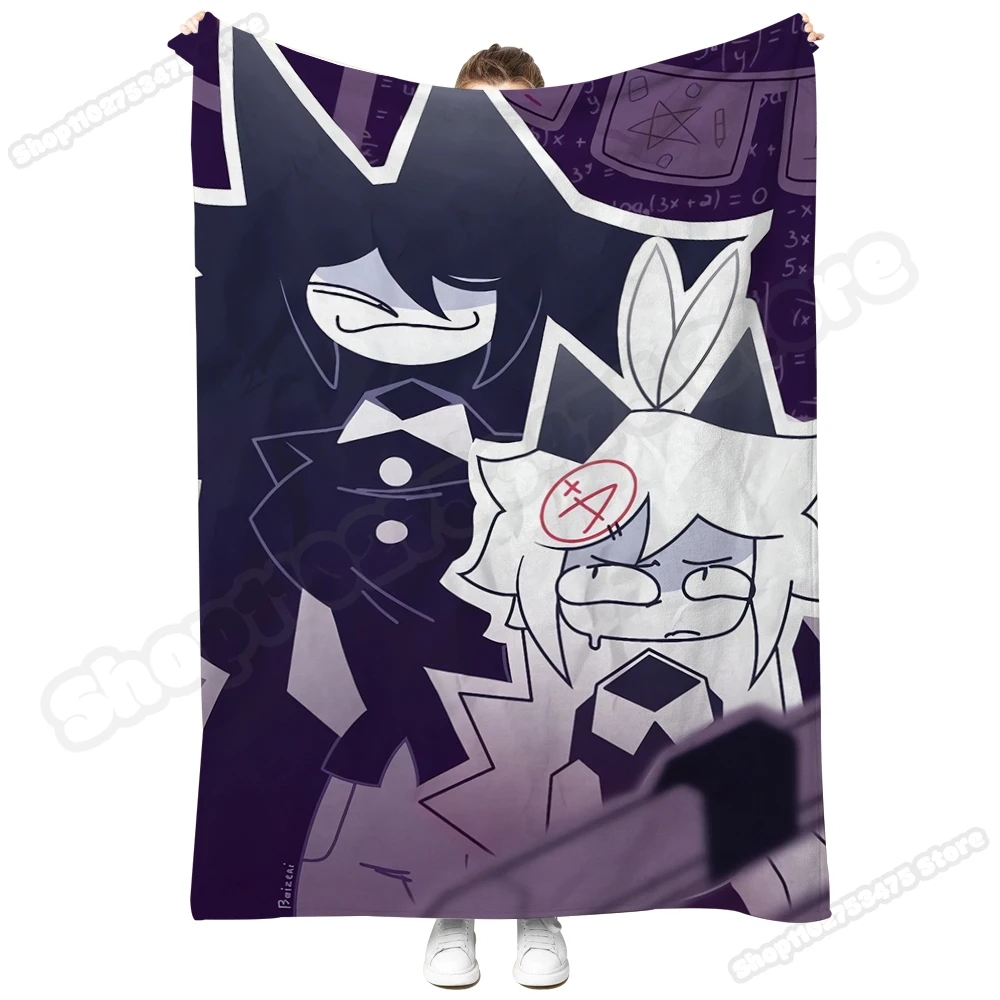 Fundamenteel Papier Onderwijs Anime Gedrukte Deken Cartoon Schattig Beddengoed Creatieve Mode Home Textiel Dekens Kamer Decor Geschenken