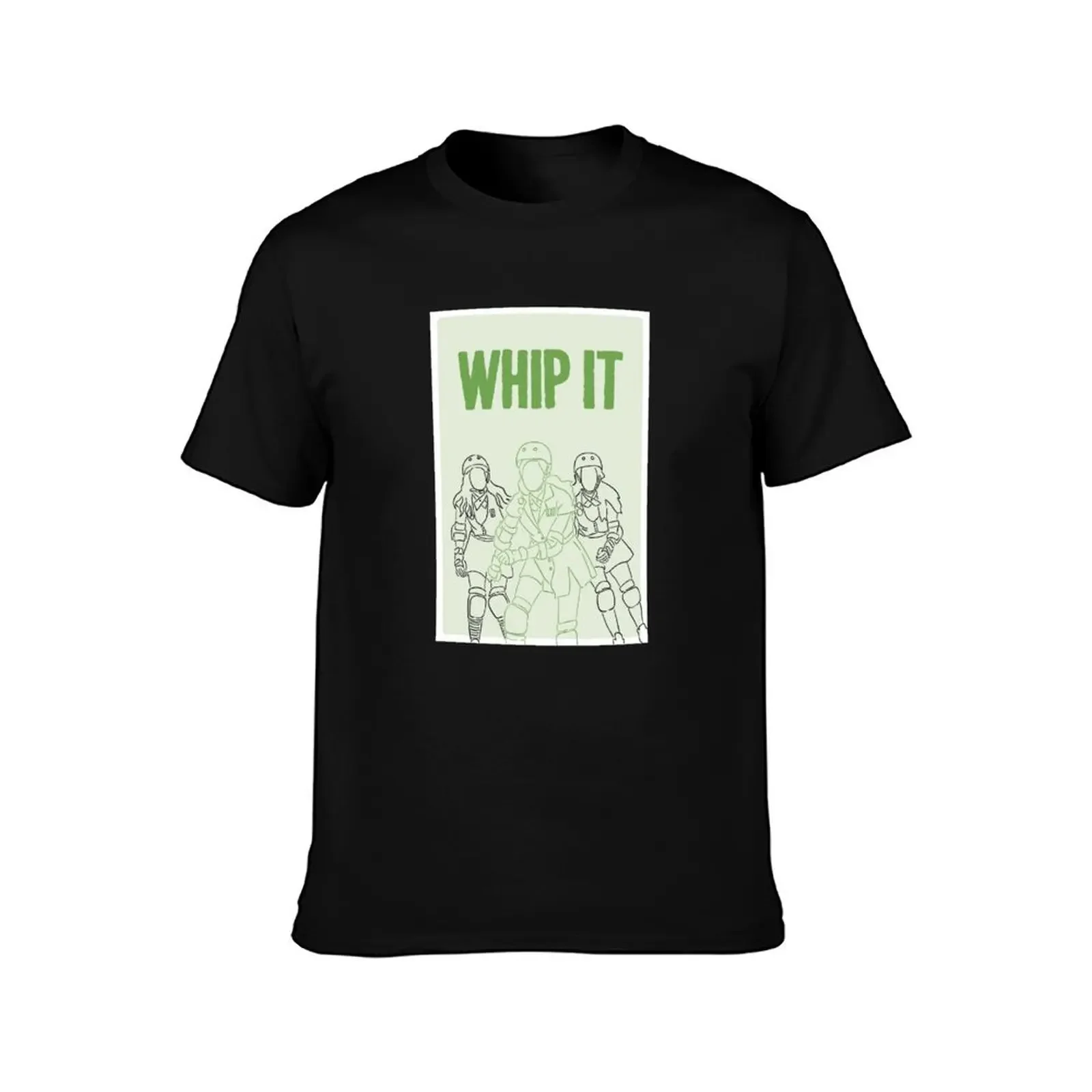 Whip It Movie Poster T-Shirt sweat oversized shirts men graphic