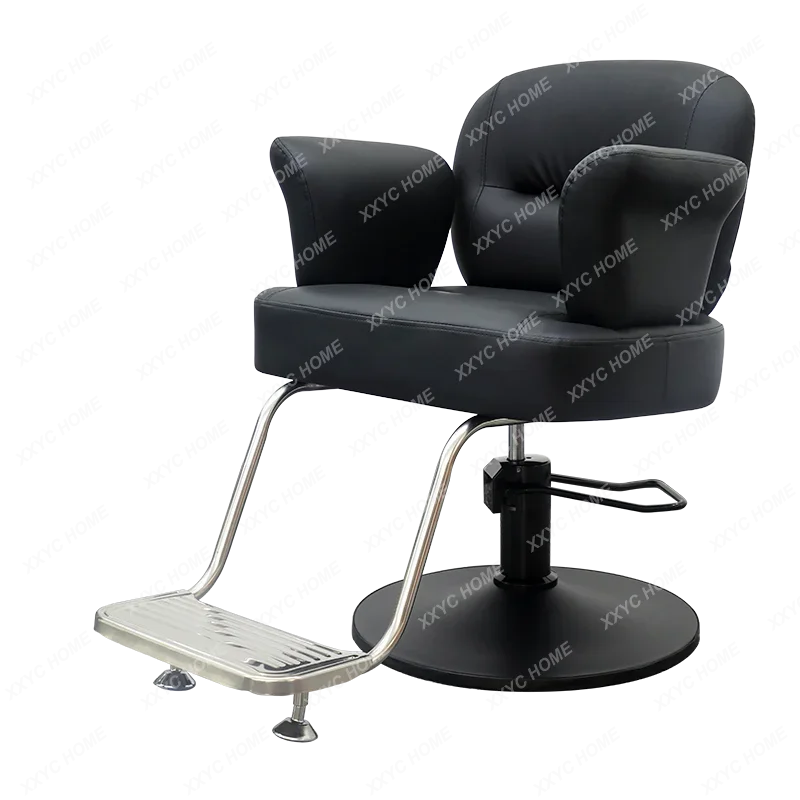 Barber Shop Chair for Hair Salon High-End Hairdressing Fashion Hot Dyeing Chair Adjustable Hair Cutting Stool Trend