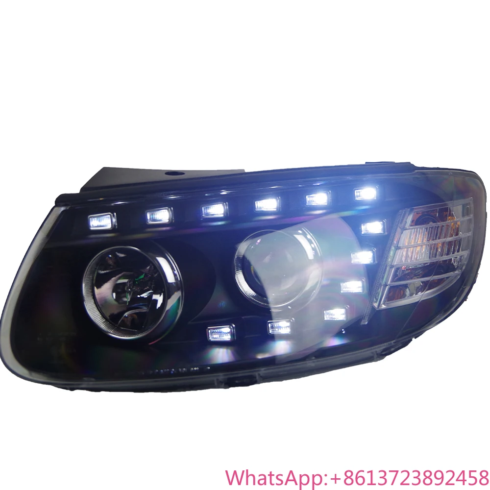 For Car Front Lamps for Hyundai Santa FE Ix45 2006-2013 LED Auto Headlights Assembly Upgrade High Quality Projector Lens Accesso