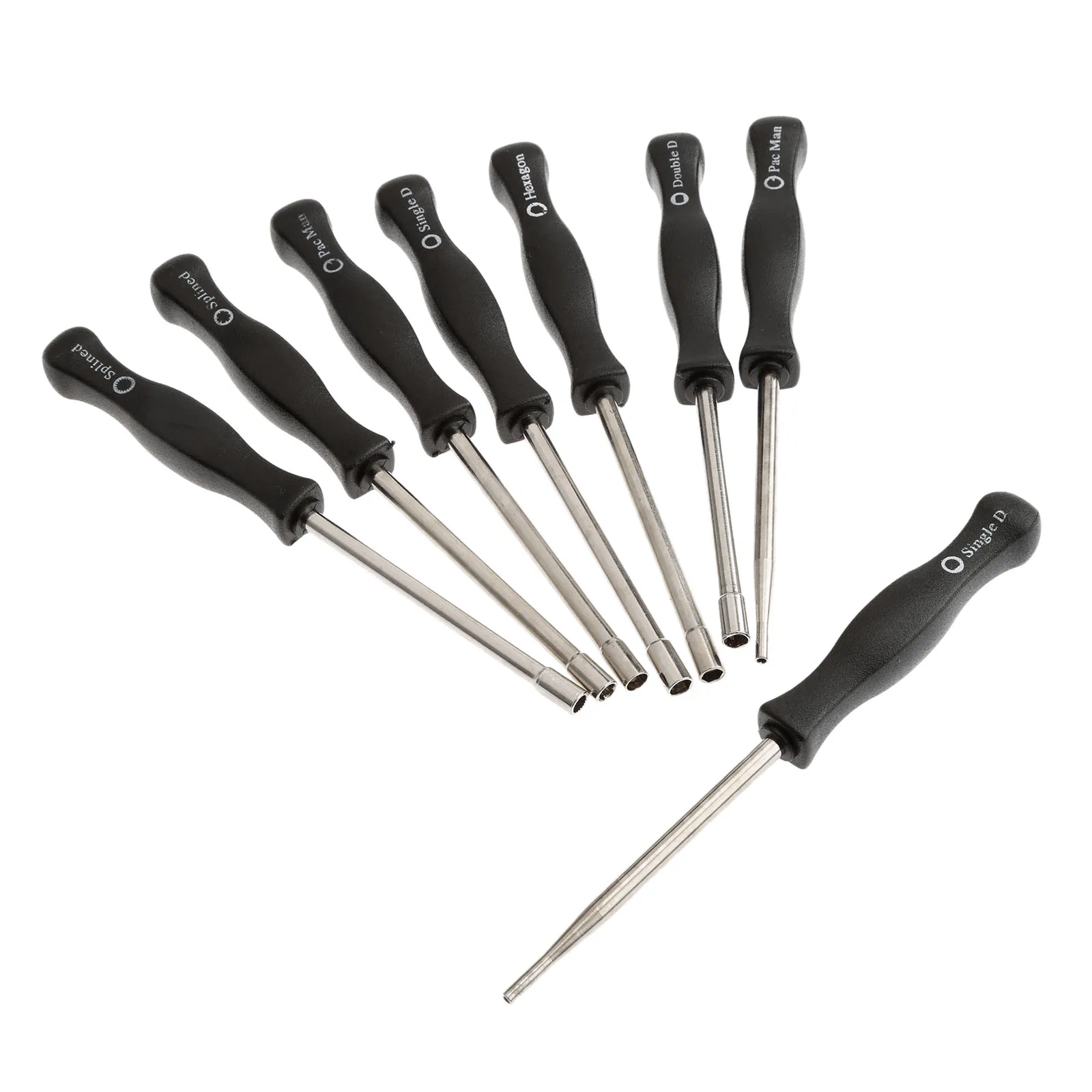 Carburetor Adjustment Tool Pac Man/Small Pac Man/Single D/Small Single D/Double D/Hexagon/7 Teeth /21 Teeth Splined Screwdriver