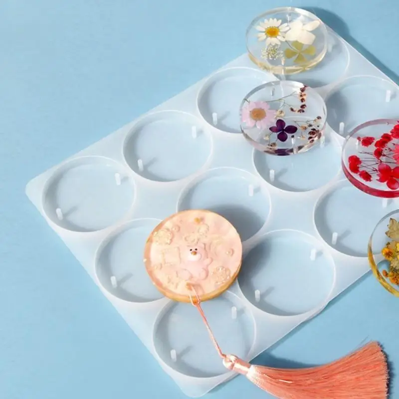 9HJK GUKA SILICONIN RESIN MOLP RESIN RESIN JOLDER MOLD DIY مفتاح الراتنج راتنج