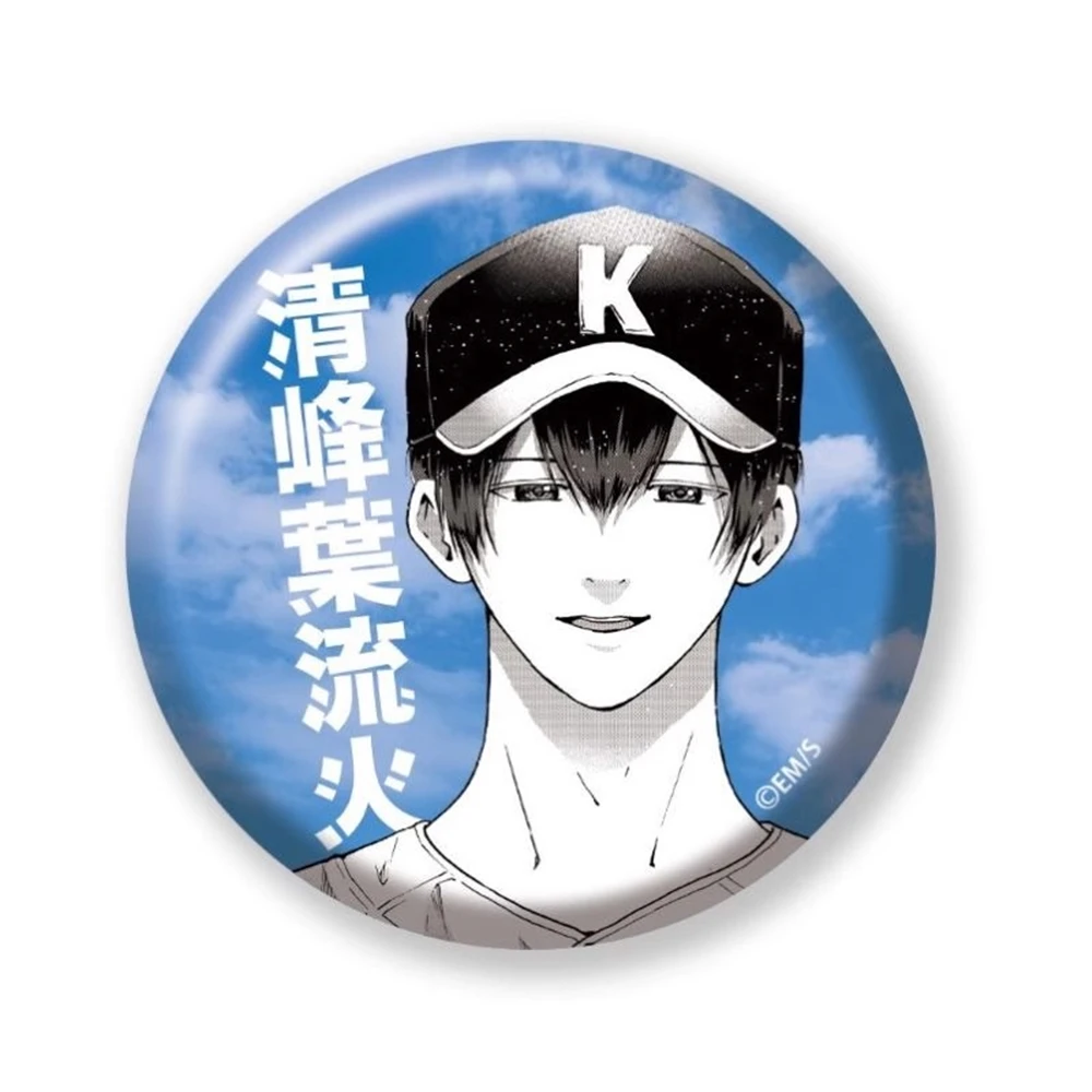 58 مللي متر أنيمي النسيان بطارية Haruka Kiyomine Kaname Kei Chihaya Shunpei تأثيري حلي شارة دبوس SPTE صفيح بروش ﻿   الدعامة