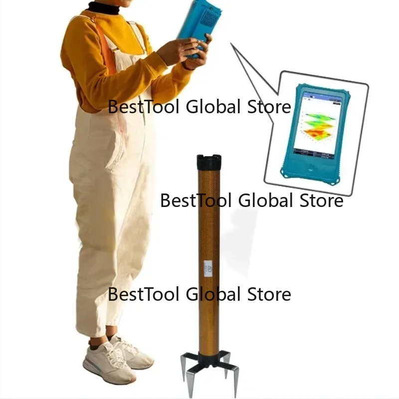 AIDU ADMT-3H Newest Underground Water Detector Golden Rod Depth Layering Groundwater Finder AI Analysis Water Detection Machine