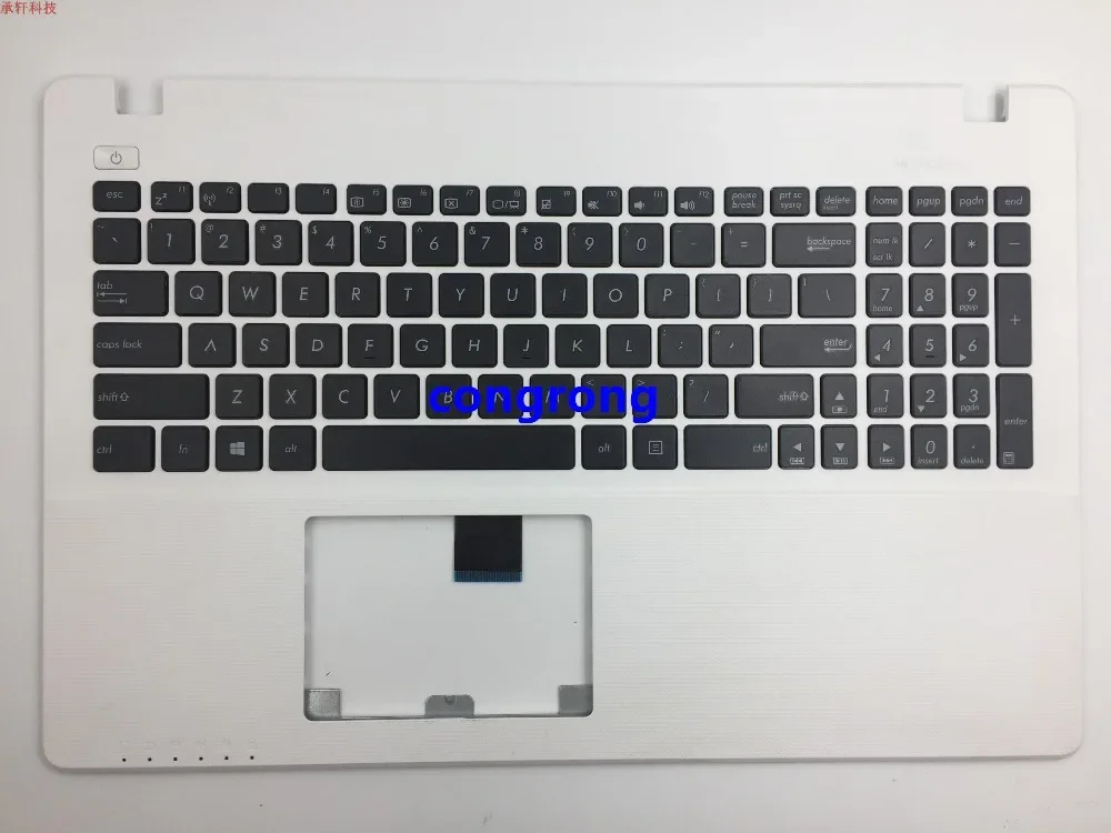 Upper case for ASUS X550 K550V X550C X550VC X550J X550V A550L Y581C F550 Palmrest Upper Cover Assembly with US keyboard