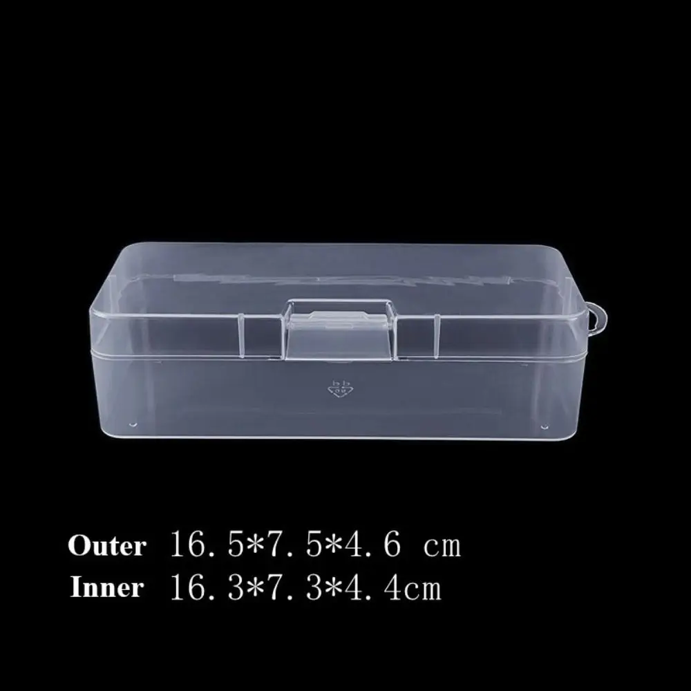 High Quality Square Transparent Storage Box Transparent 3 Sizes Small Items Case Plastic Sundries Organizer Packing Boxes