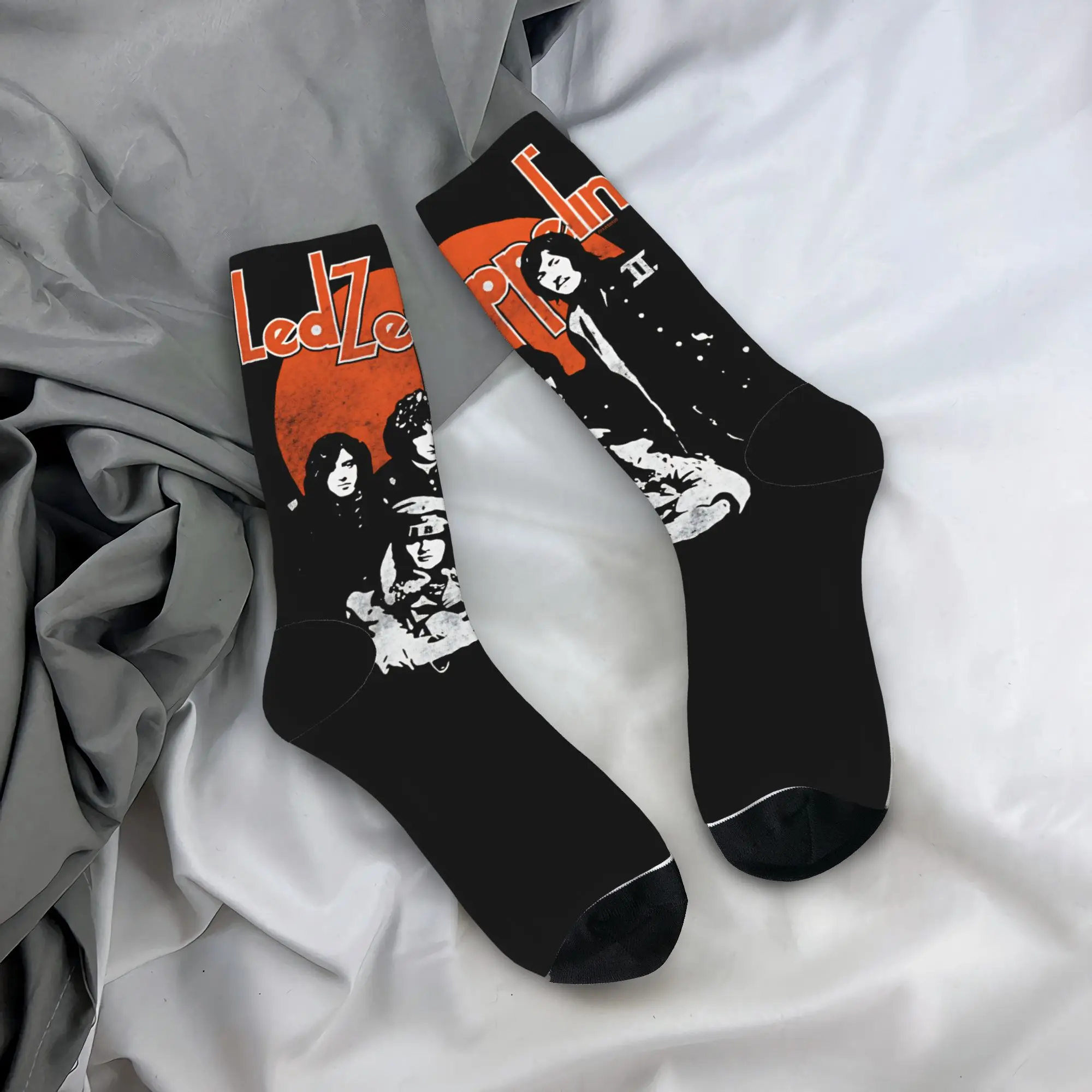 

Men's Socks The Mother Ship Led Zeppelin Stockings Anti Skid High Quality Socks Autumn Funny Design Cycling Socks