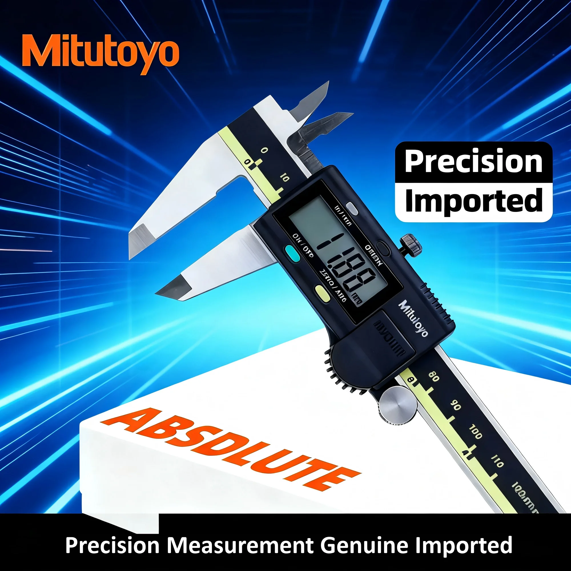 

Mitutoyo ABSOLUTE Digital Vernier Caliper 0-150mm/0-6" High Precision Electronic Measuring Tool Stainless Steel Imported Gauge