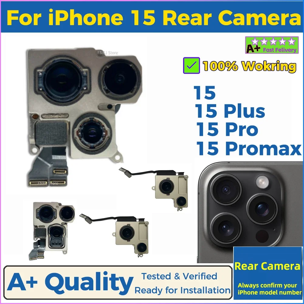 iphone-15-pro-max用バックカメラ、リアメインカメラ、iphone-15-pro-max-15-plus用カメラ、プラグアンドプレイ対応