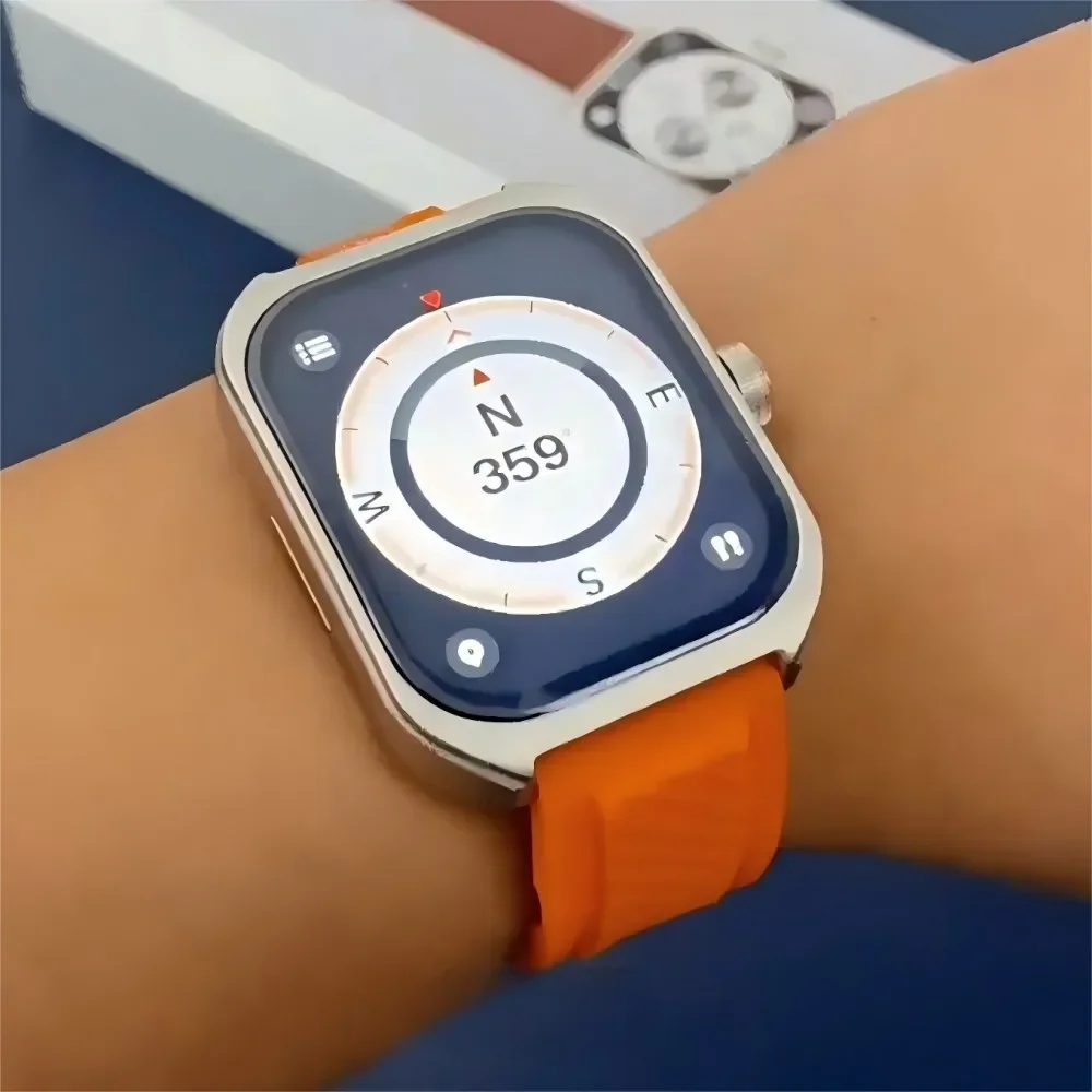 

Z88 Pro Gesture Touich Control Smart Watch 2.1 Inch Srceen Bluetooth Calls With 2 Straps Support Function NFC/GPS Track/Compass