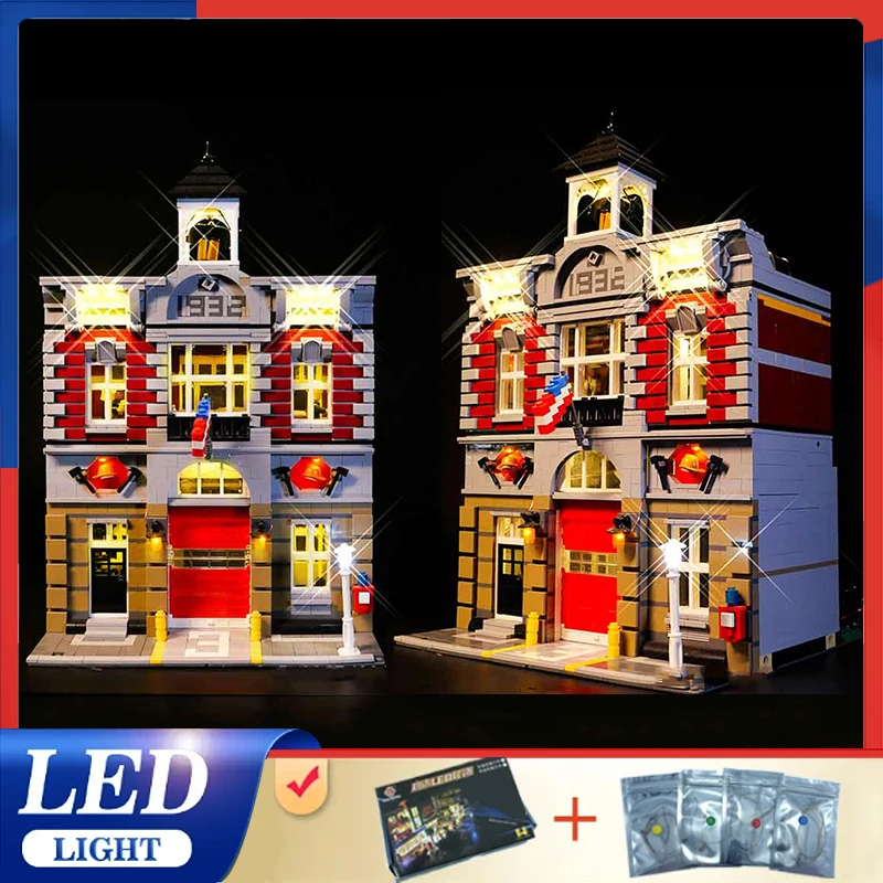 Advanced DIY Led Light Kit For Lego 10197 Fire Brigade (Only Led Light,Without Blocks Model) High-Performance