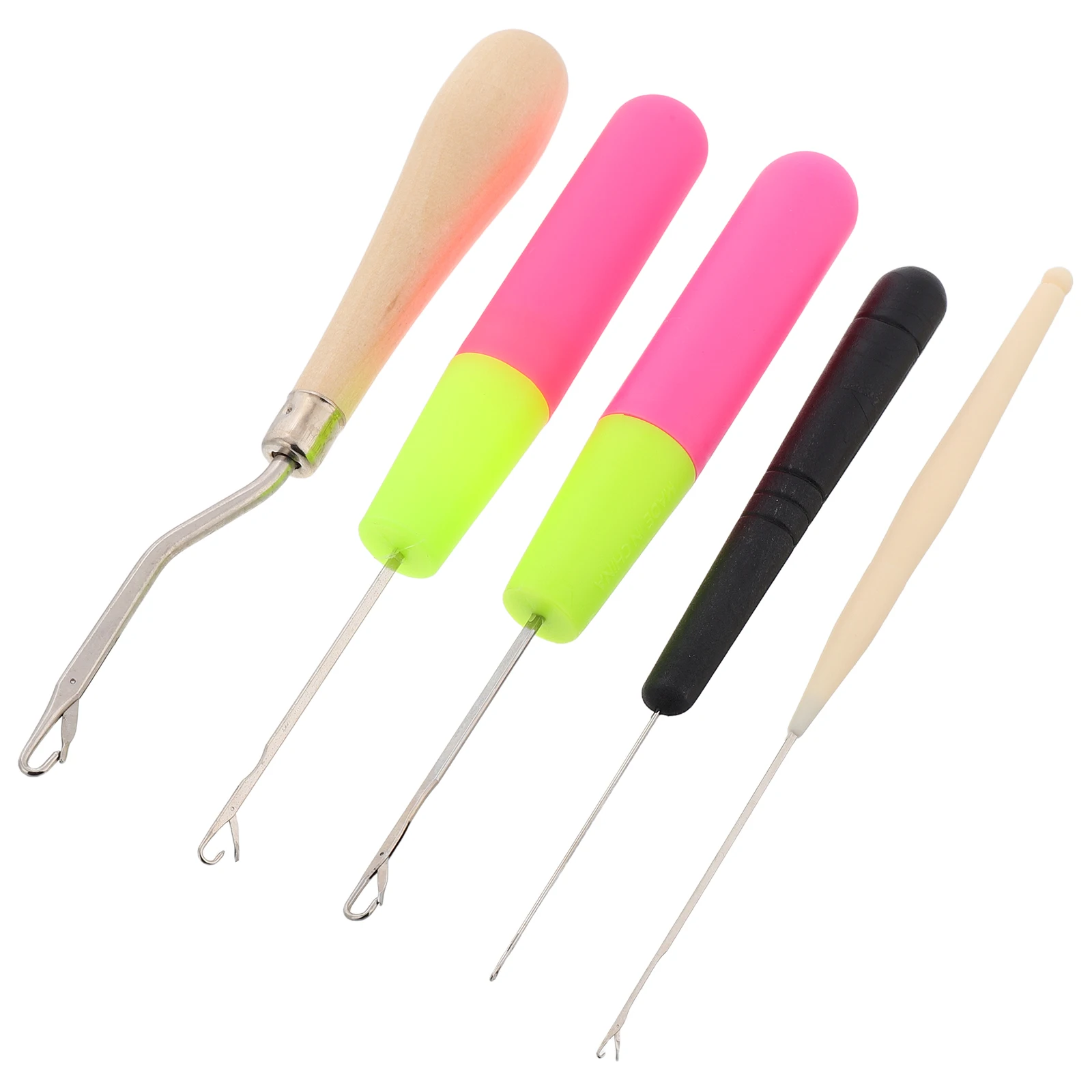 

1 set Multifunctional Braiding Tools Hair Crochet Hook Needle Kits Beginner Comfortable Grip Non Slip Design for Dreadlocks