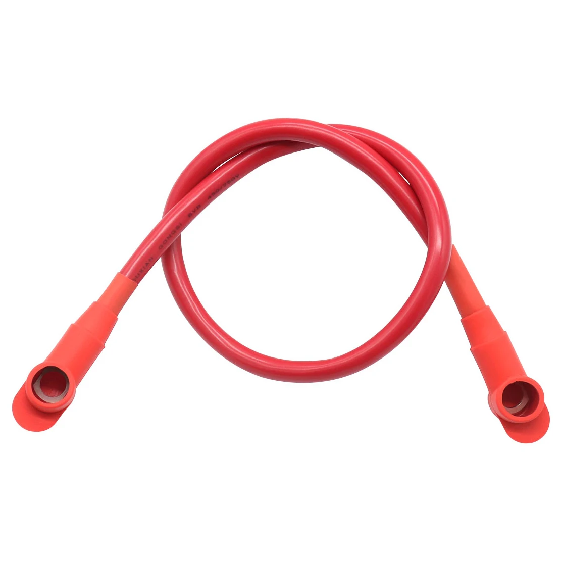 4 AWG Gauge 60cm Battery Power Inverter Cables for Solar, Car, RV & Marine with Dust Cover Red