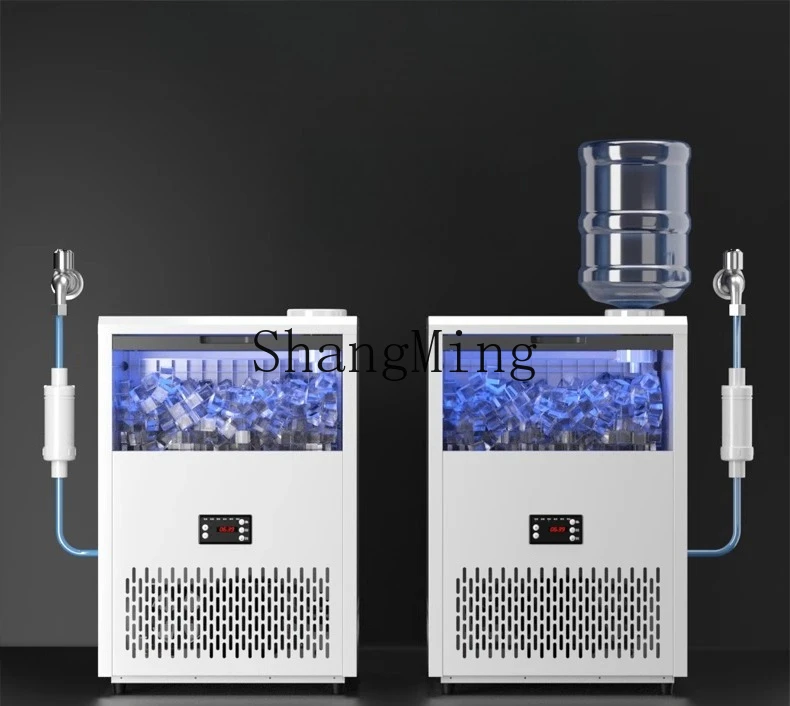 ZYY التجارية الصغيرة الحليب الشاي متجر مقهى آلة صنع الثلج التلقائي آلة مكعبات الثلج الكبيرة
