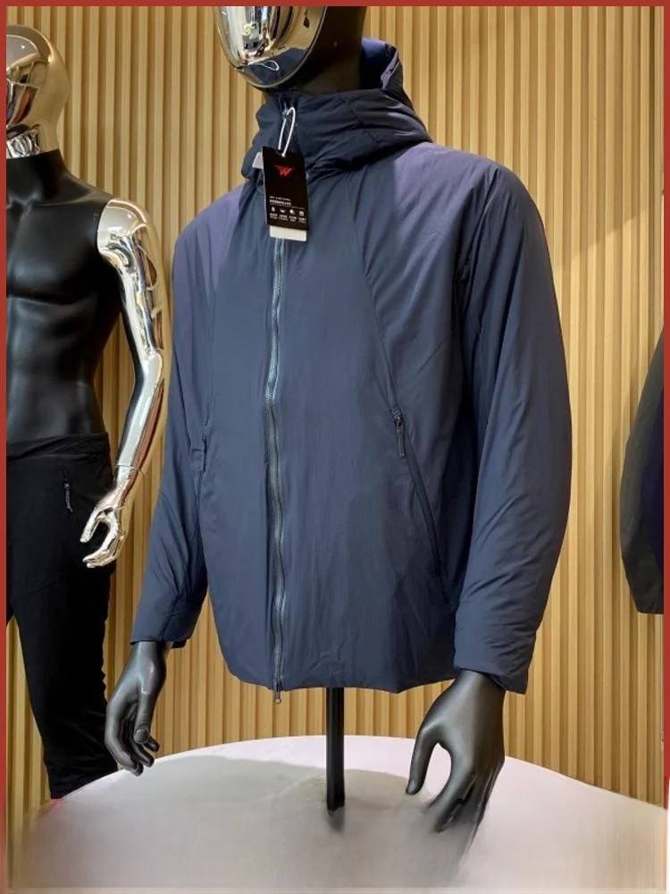 

Высококачественная ограниченная серия, легкая уличная хлопковая куртка с ветрозащитным теплым водостойким капюшоном, модная молодежная мода