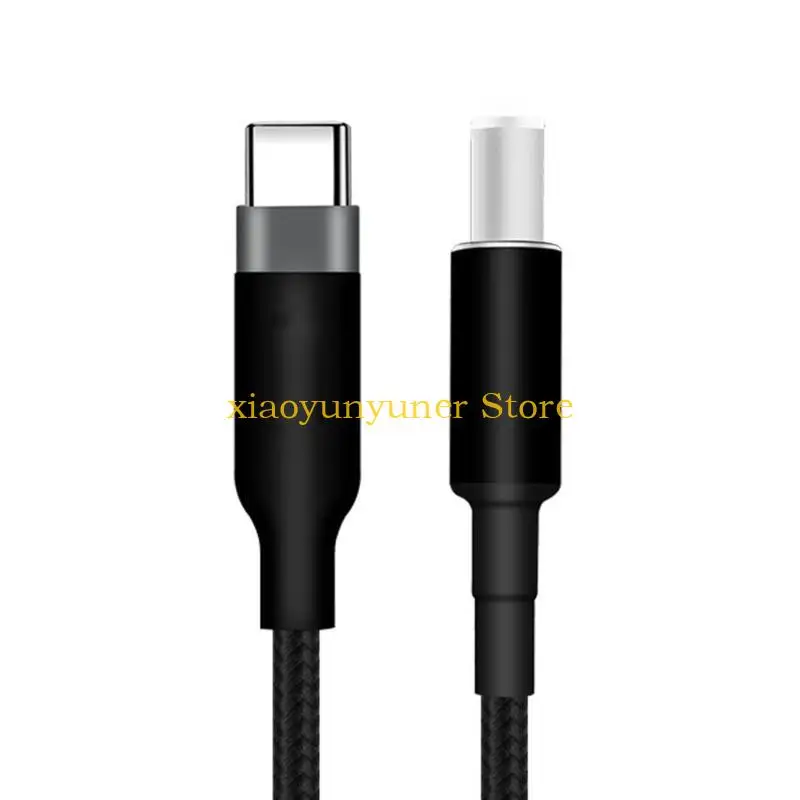 P9JB 100W USB C Male to DC7.4x5.0mm Notebook Charging Cable for Laptop Users