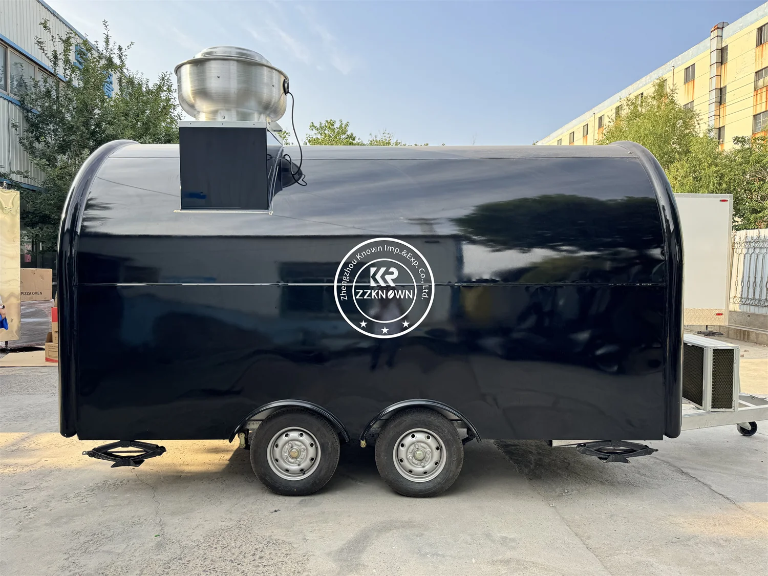 USA Mobile Kitchen Food Trailer BBQ Ice Cream Display Cart Catering Van Remolques Food Truck with Full Kitchen for Sale