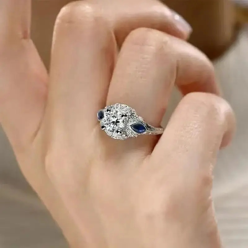 Винтажное кольцо в дворцовом стиле 2025 года, модный стильный дизайн, властный благородный универсальный ювелирный аксессуар