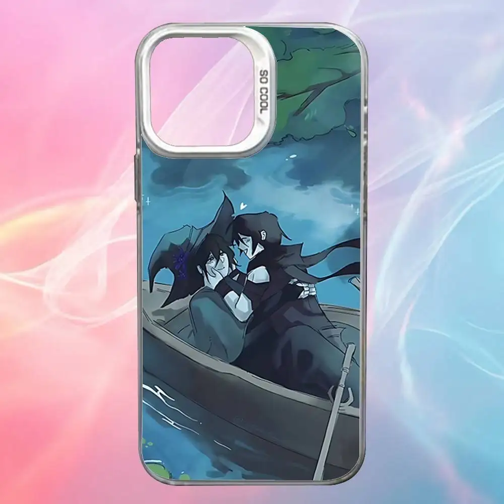 حافظة هاتف Azuretime A-Azure بتوقيتين لهاتف iPhone 17,16,15,14,13,12,X,8,Pro,Max,Plus,SE4,Air, Mini White IMD HD Matte #6