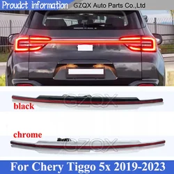 CAPQX For Chery Tiggo 5x 2019-2022 Rear Bumper Tail Light Lamp Taillights Taillamps Brake Light Through Stop Light