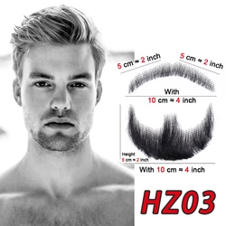 Fake Beard Lace Fake Beard And Moustache Real Handmade Light Beard For Men Invisible Beards