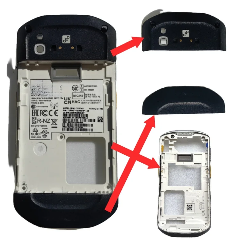 TC52/TC57 Back Cover or  Top  Cover for symbol TC52XP TC52 TC57HO Repairparts
