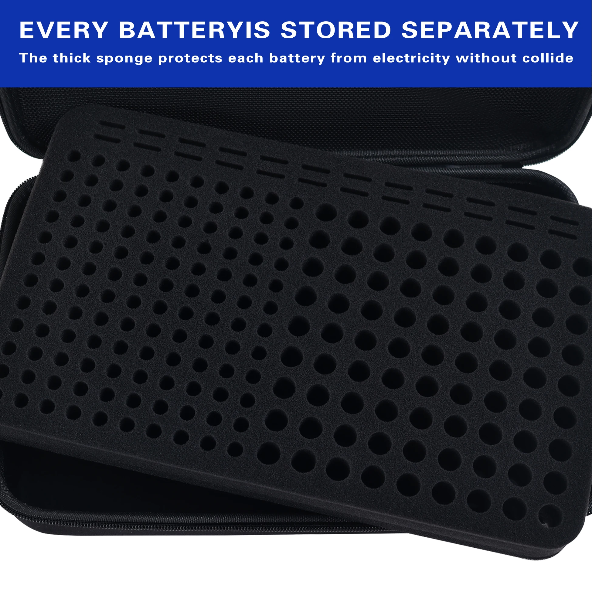 Battery Organizer Storage Box, 225 Slots