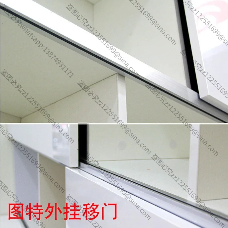 Suitable for 310 Bookcases, Cabinet Sliding Door Damping Pulley Accessories, Wall Cabinet Buffer Single Door Hardware