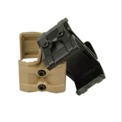 Cavaleiro-Multifunções Outdoor Coupler Clamp, Tactical Link Paralelo Caça Gear, Dual Magazine, Nylon Clip Pouch, AR15, M4, MAG59