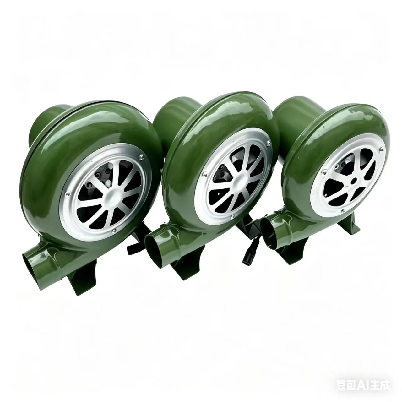 12V Electric Blower Fan BBQ Fan 100v 240v Suitable for Barbecue Mini Blacksmith Forges Blower with Speed Adapter 80W ﻿