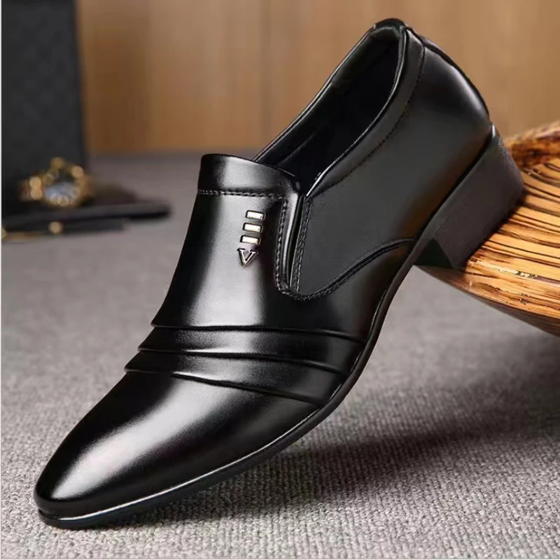 Zakelijke Jurk Mannen Schoenen Luxe Heren Jurk Schoenen Lakleer Oxford Schoenen Voor Mannen Oxfords Schoenen Hoge Kwaliteit Lederen Schoenen