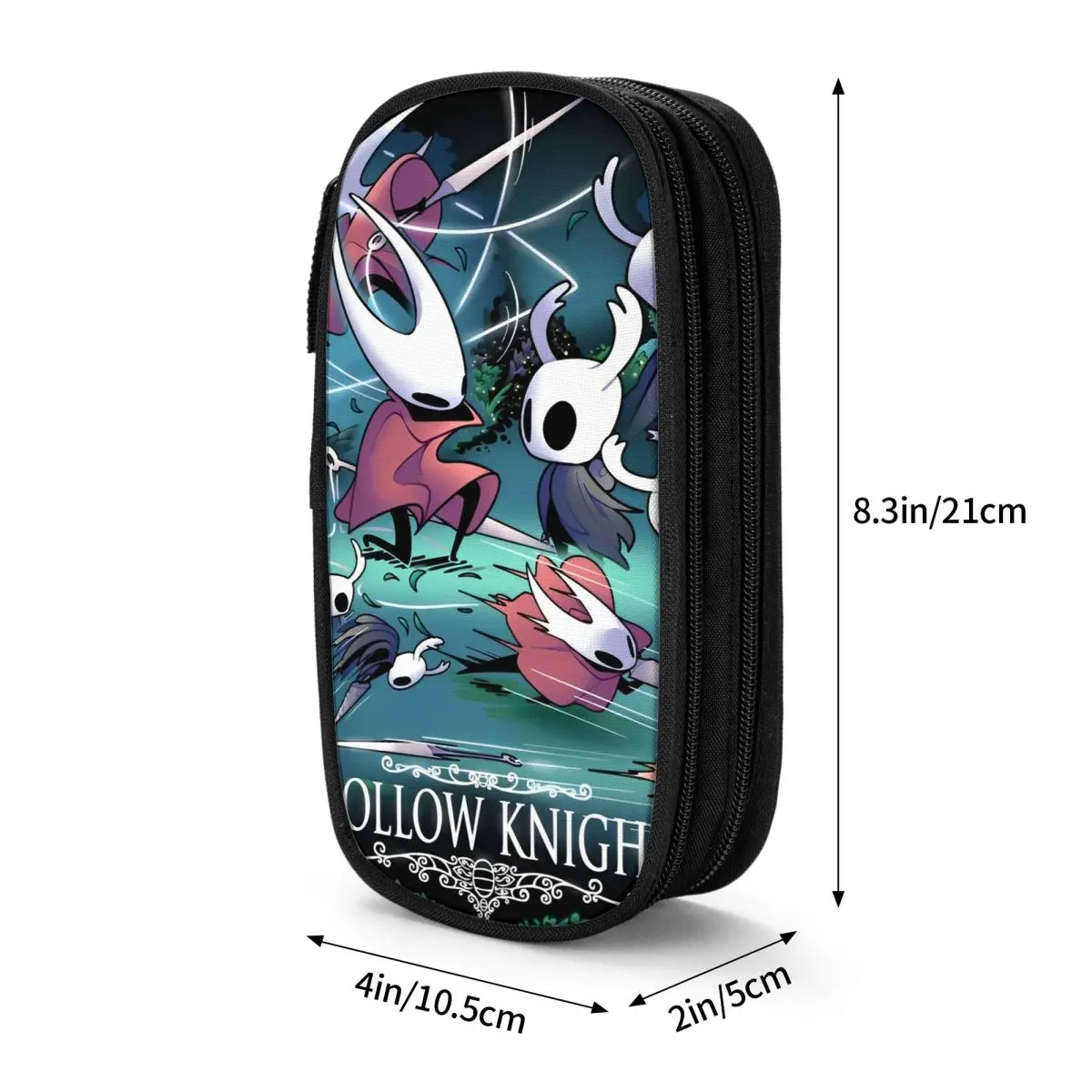 Lovely Pencil Case Hollow Knight Game Fun Cartoon Pencil Pouch School Pencil Cases Boy Girl Canvas Pattern Stationery Organizer