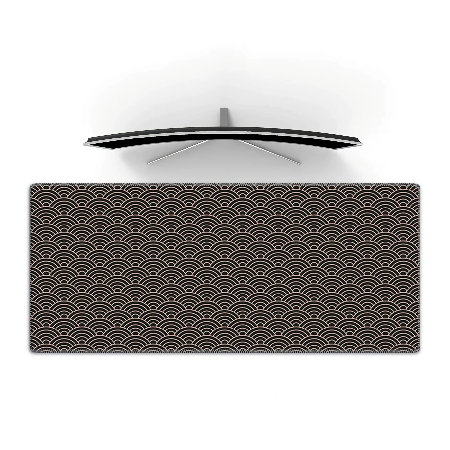 brown Mausepad ripple Desk Mat Gaming Mat Pad on The Table Office Gamer Accessories Keyboard Mats Simple Mouse Pad Mouse Carpet