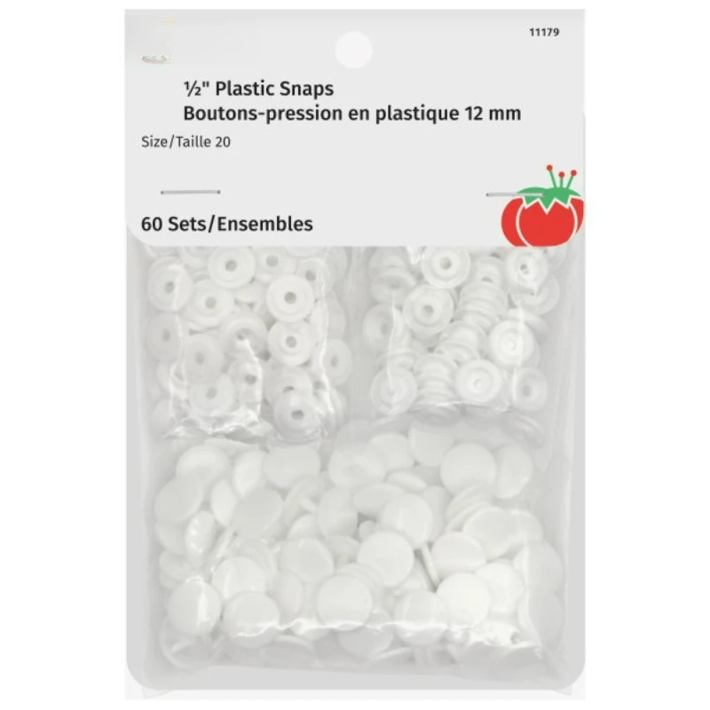 

Пластиковые застежки-кнопки 1/2 дюйма, 60 штук